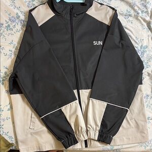 SUN Black and Cream Jacket